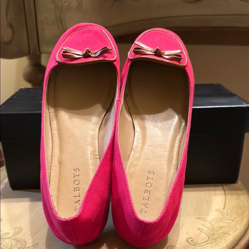 Talbots Azalea “Jaime”  Flats with Bow - Picture 3 of 6